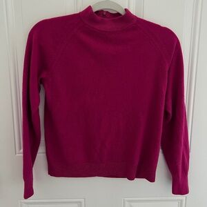 Karen Scott women’s pink/magenta mock neck sweater